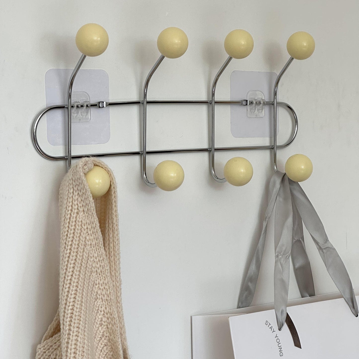 Wand spurlose Haken spurlose Nagel Eisen dekorativer Aufbewahrung Mantel Haken Ankleidezimmer