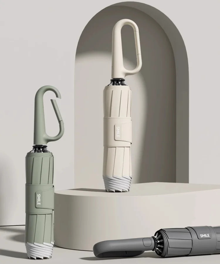 Brehn | Aurelia Luxe Winddichter Regenschirm | Eleganter, tragbarer Schutz gegen die Elemente