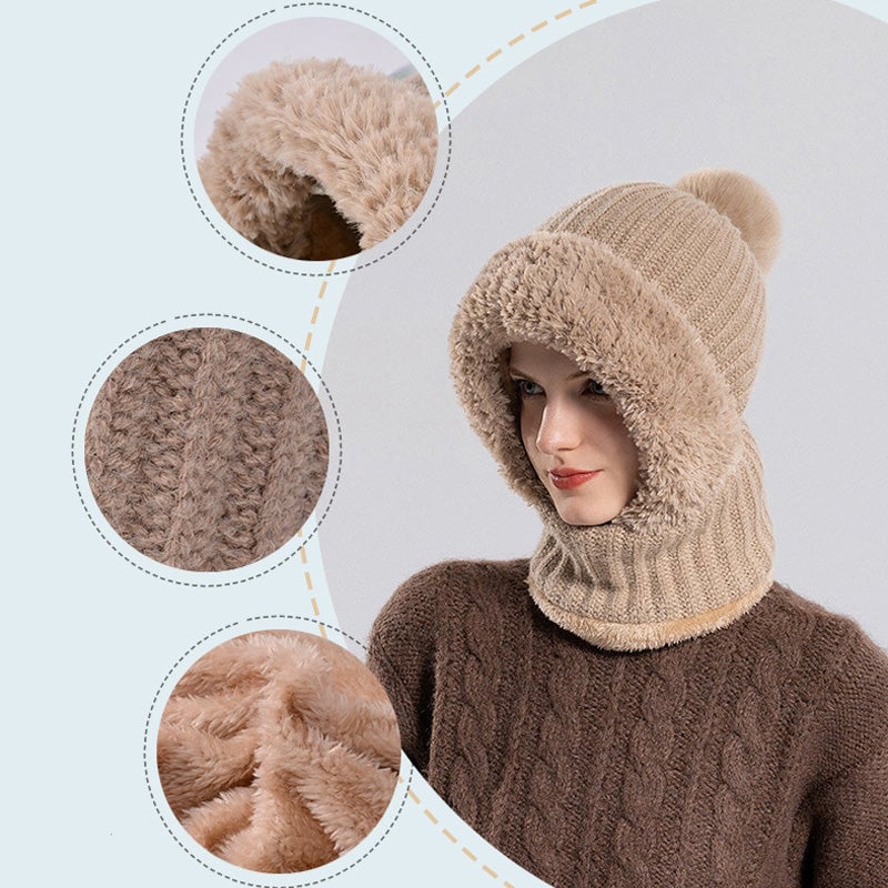 Brehn | Damen Strickmütze für Herbst und Winter