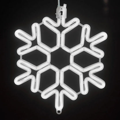 Wasserdichte LED Schneeflockenlichter für festliche Winterdekoration