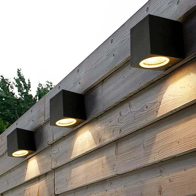 Brehn | Moderne Außenwandleuchte LED Schwarz