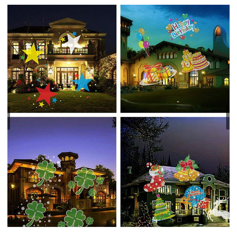 Brehn | Weihnachtslaserlicht-LED-Projektion für den Außenbereich Garten