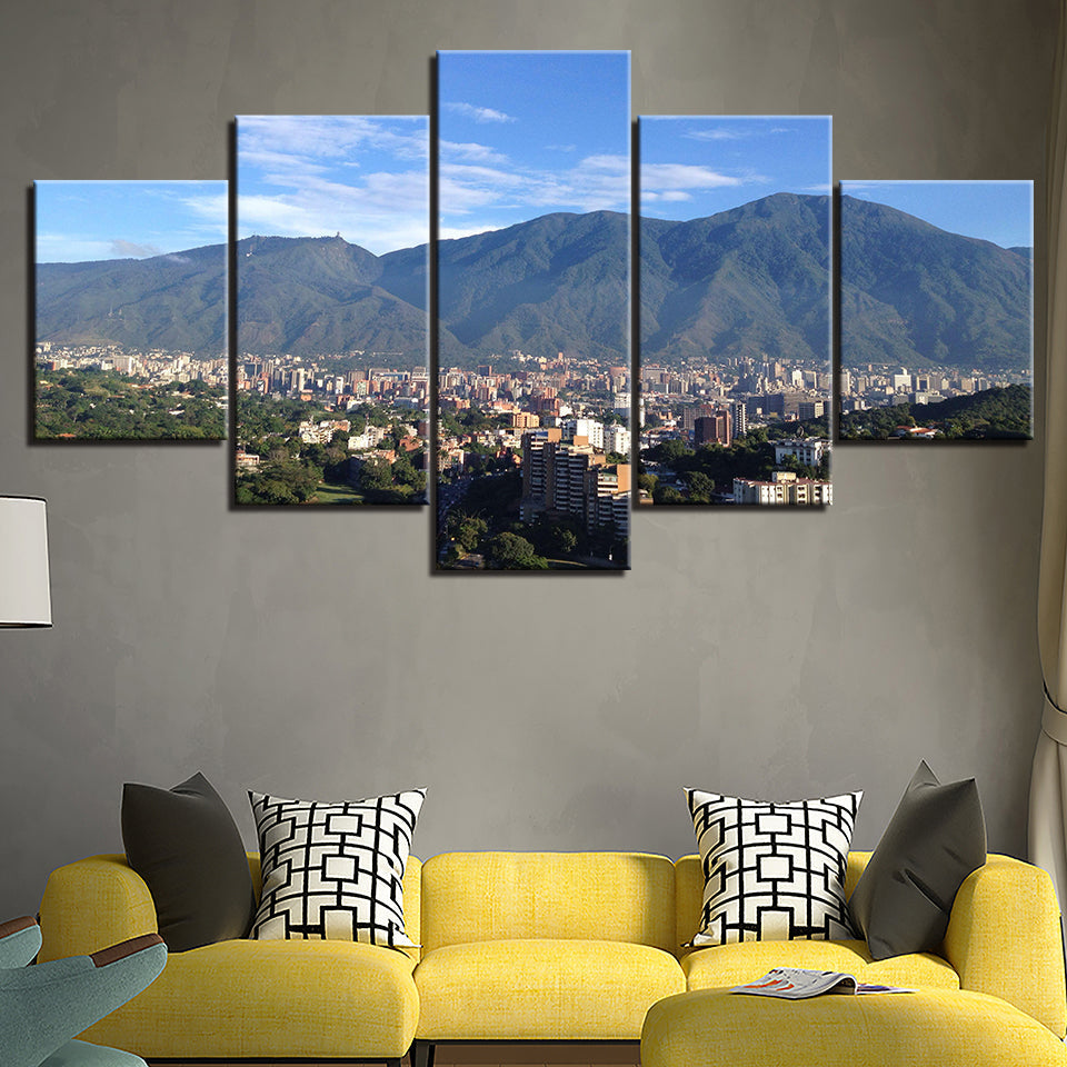 Stadtlandschaft-Canvas Wandkunst Gemälde