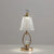 Brehn | Vintage Kristall Tischlampe - Elegante Vintage Kristall Tischlampe für eine bezaubernde Atmosphäre