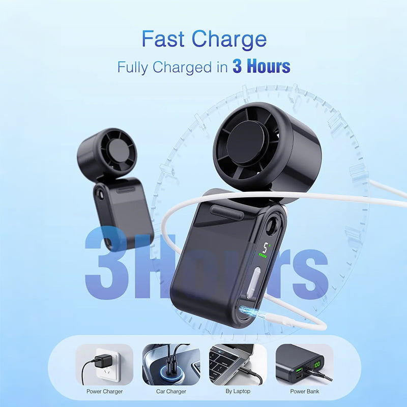 Faltbarer Handheld Turbo Mini Tragbarer Ventilator | Brehn