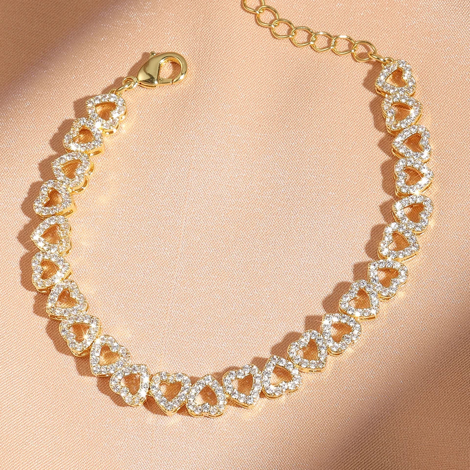 Brehn | Liebe Herzen Diamantarmband