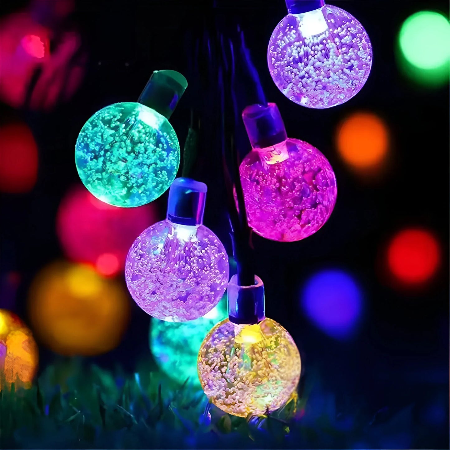 LumeGlobe – Solar Rissglas Gartenlichter