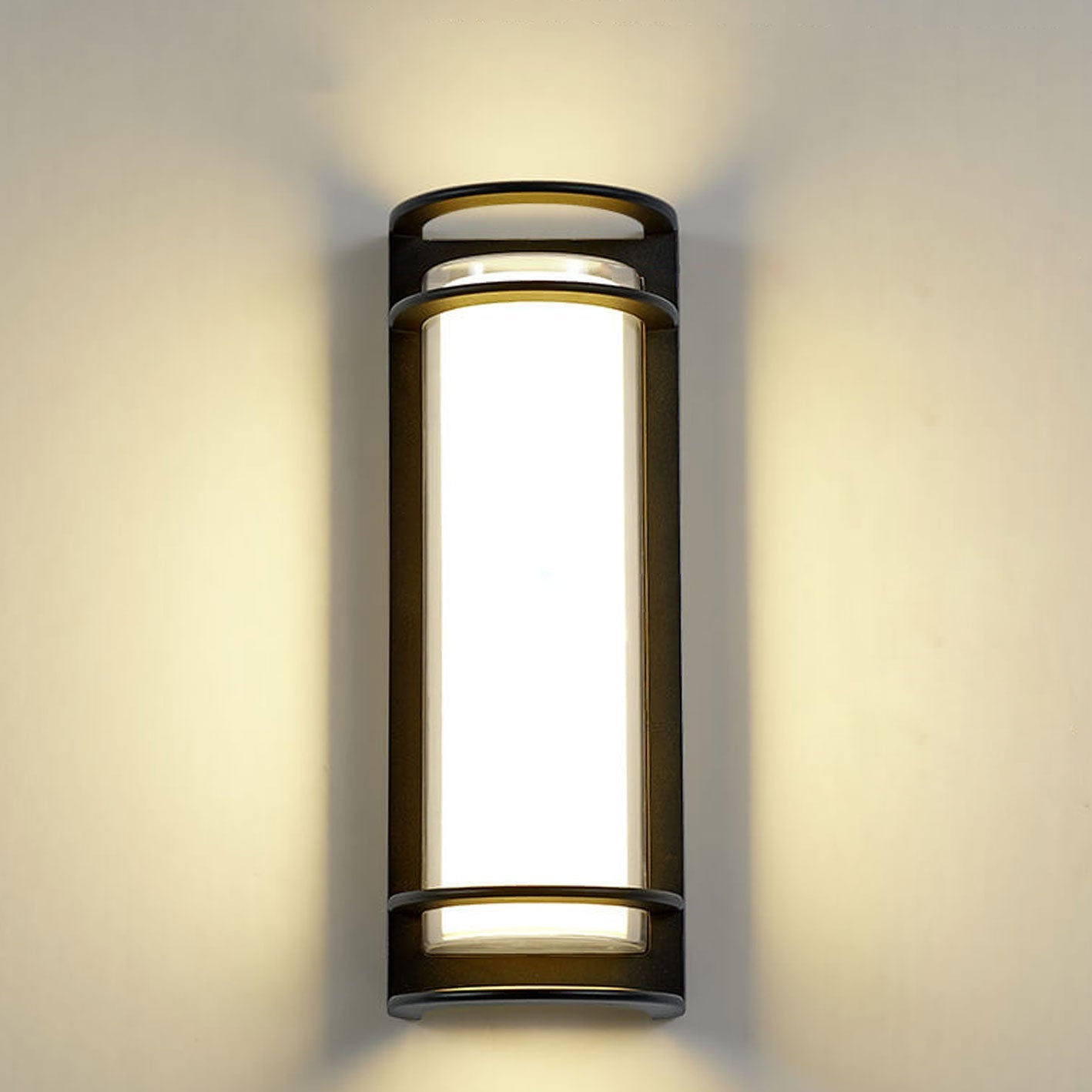 Moderne Outdoor-Säule Wetterfeste LED Garten Wand Sconce Lampe | Brehn