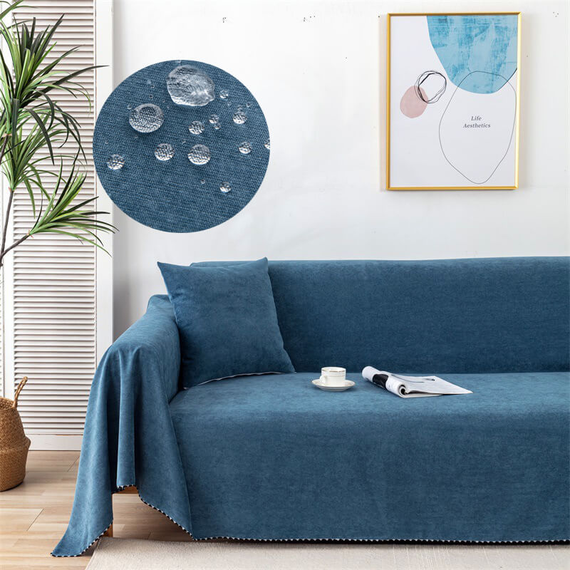 Premium Wasserdichte Sofa Wurfdecke Bezüge mit Jacquardkante