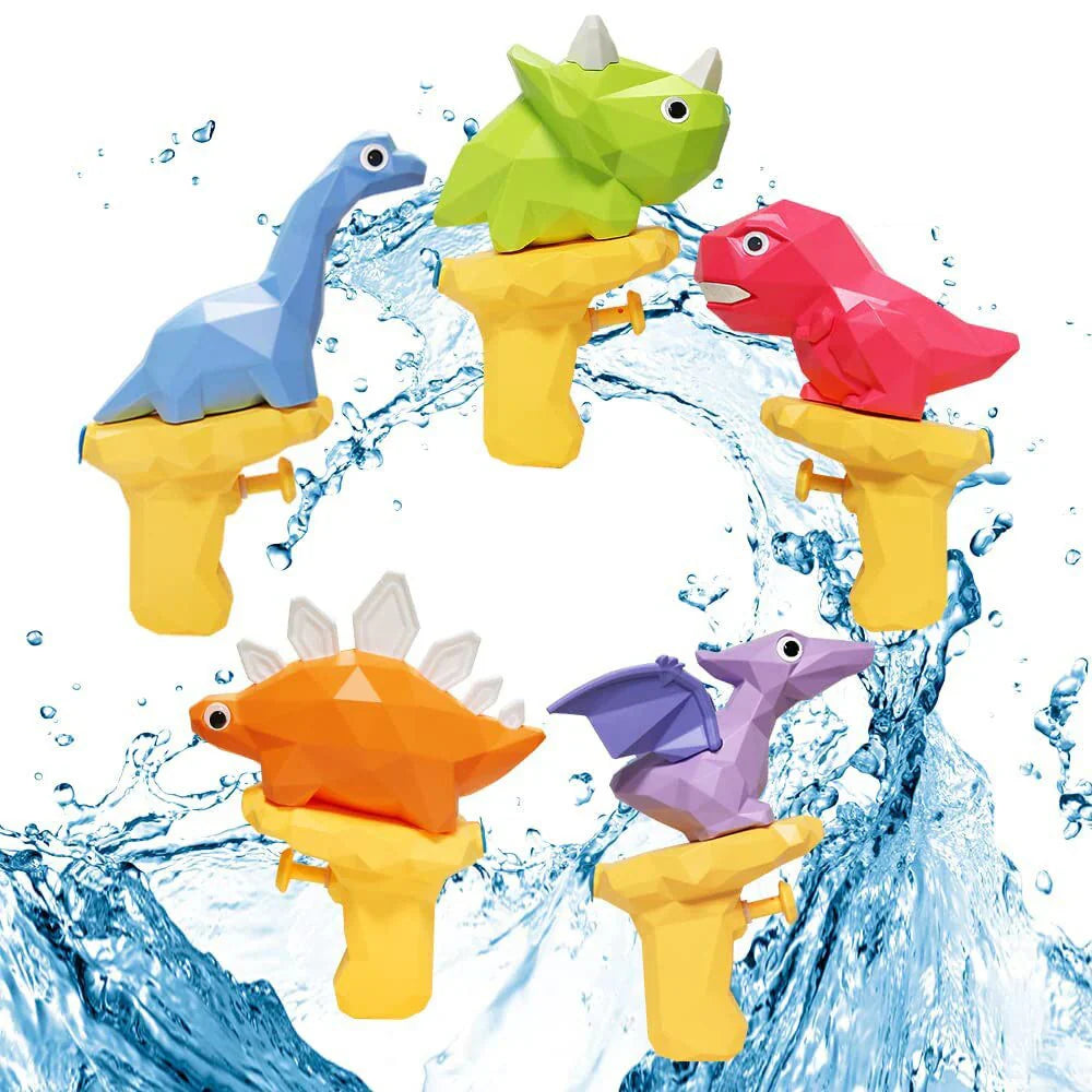 Brehn | Dino-Wasserpistole – Lustiger Spritzspaß für Kinder