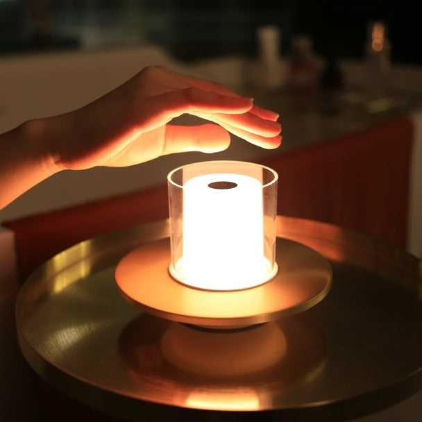 Glas Kerzen Tischlampe | Brehn