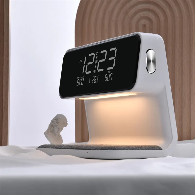 Lampe mit Uhr 3 in 1