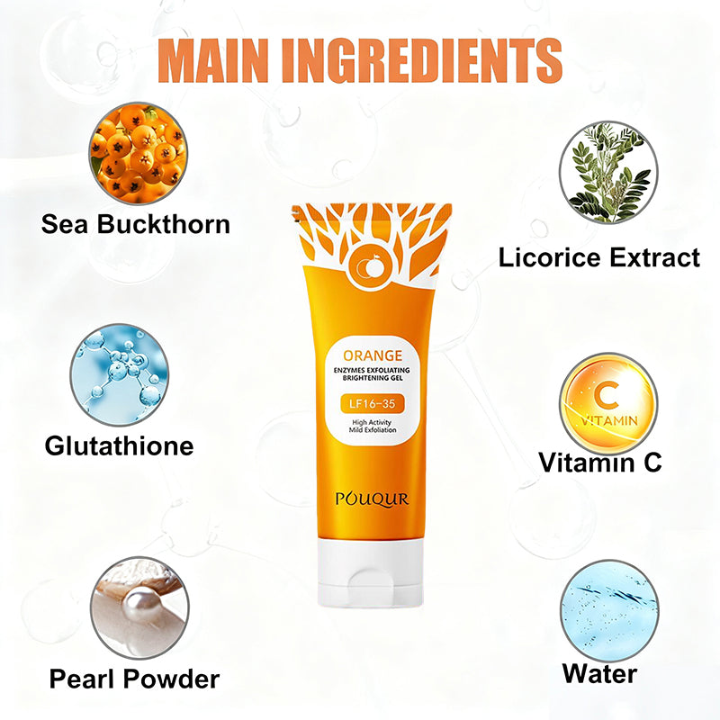 Orangen-Enzym-Peeling-Gel