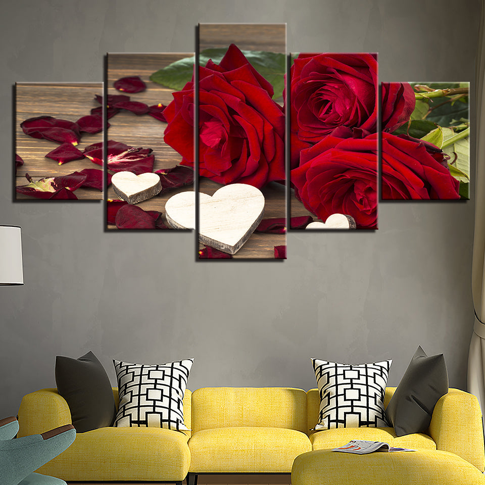 Rosen der Liebe – Leinwandbild