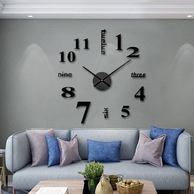 DIY Moderne Die-freie Wanduhr | Brehn