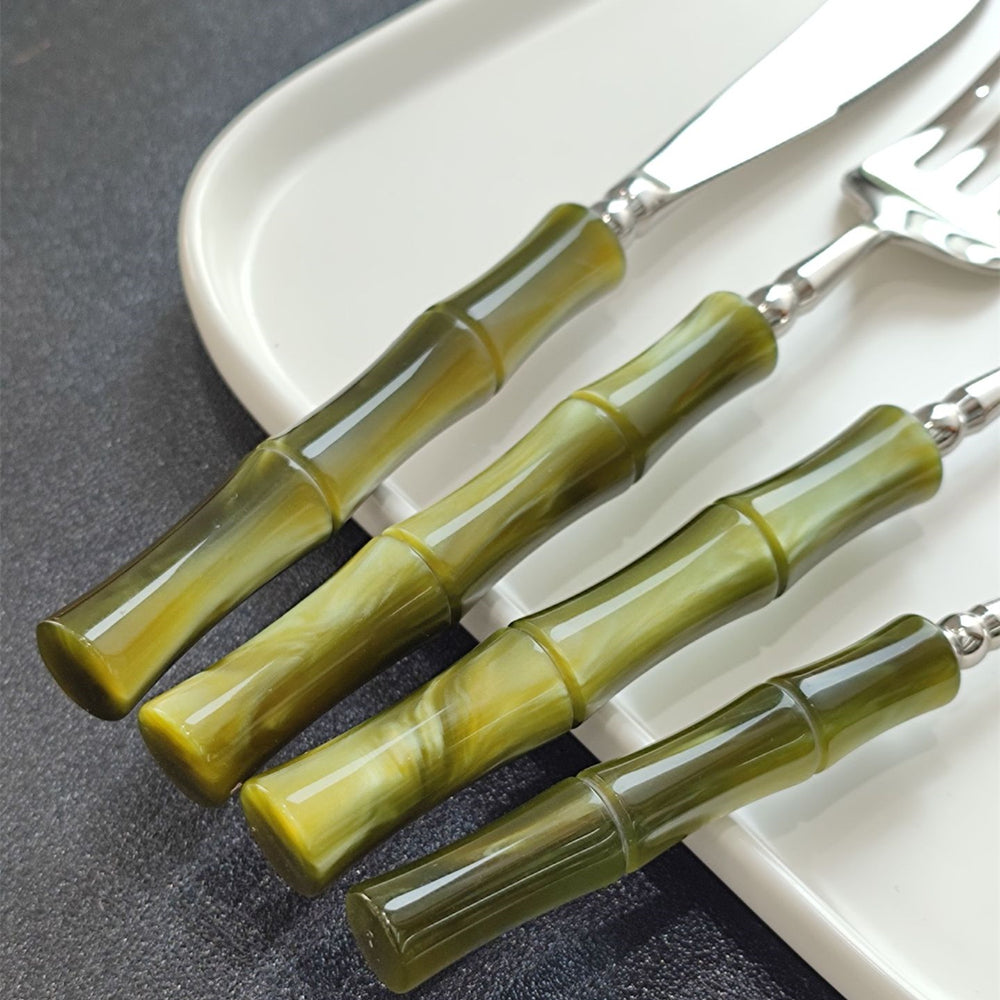 Zen Green Bamboo Besteckset | Brehn