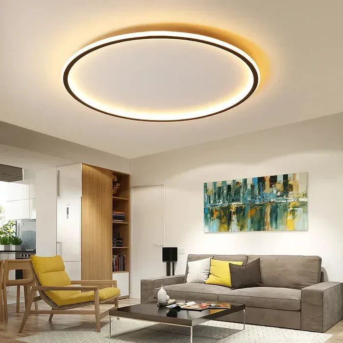 Skandinavische Runde Deckenlampe - AuroraSphere | Brehn
