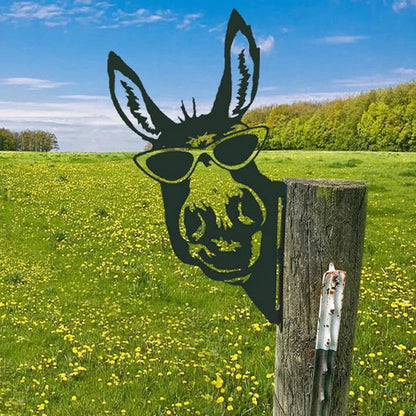 Brehn | Outdoor Garten Bauernhof Spionierender Ziegen Metall Kunstwerk Innen Dekoration