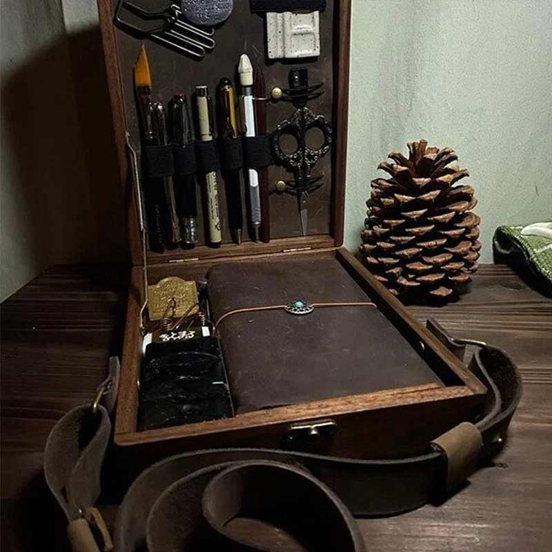 Writers Messenger Holzbox A5