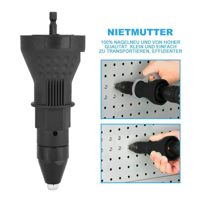 Abnehmbarer Nietpistolen-Bohradapter | Brehn