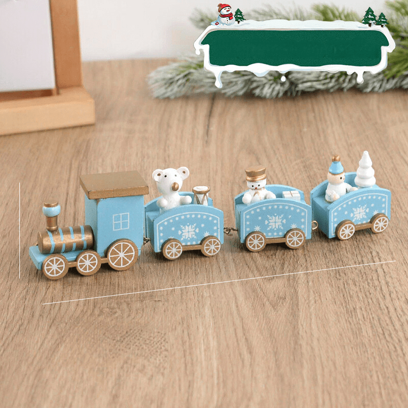 Brehn | Weihnachtszug | Fröhliche Holzdekoration