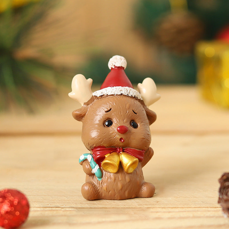 Brehn | Handgefertigte Tier-Weihnachtsmann-Ornamente