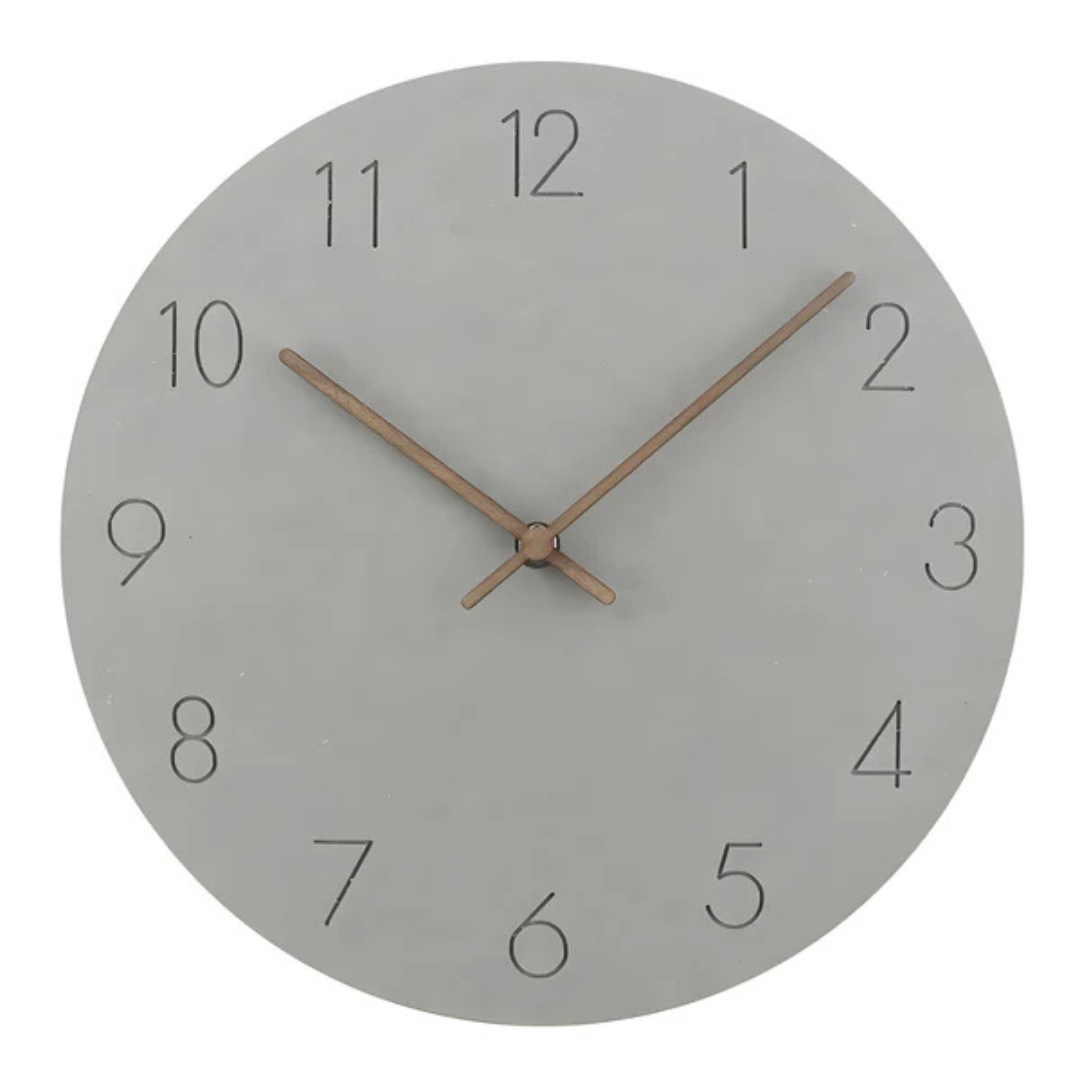 Große Holzwand Uhr – Minimalistisches Design mit stillem Bewegung | Brehn
