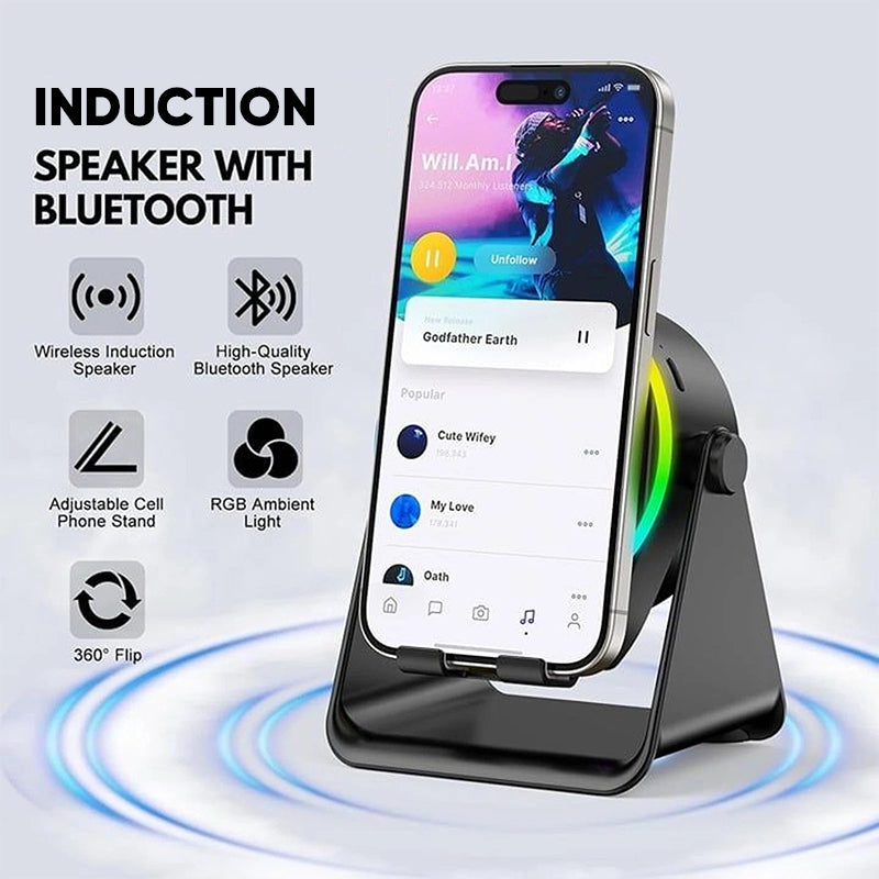 Brehn | 4-In-1 360° Drehbarer Bluetooth Lautsprecherständer