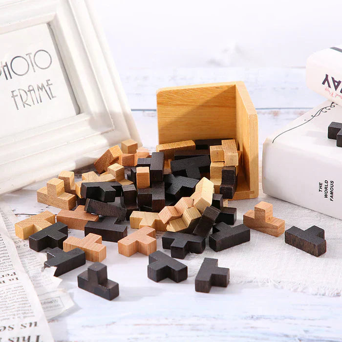 Brehn | 3D Holz-Puzzle - Denkspiel Meister