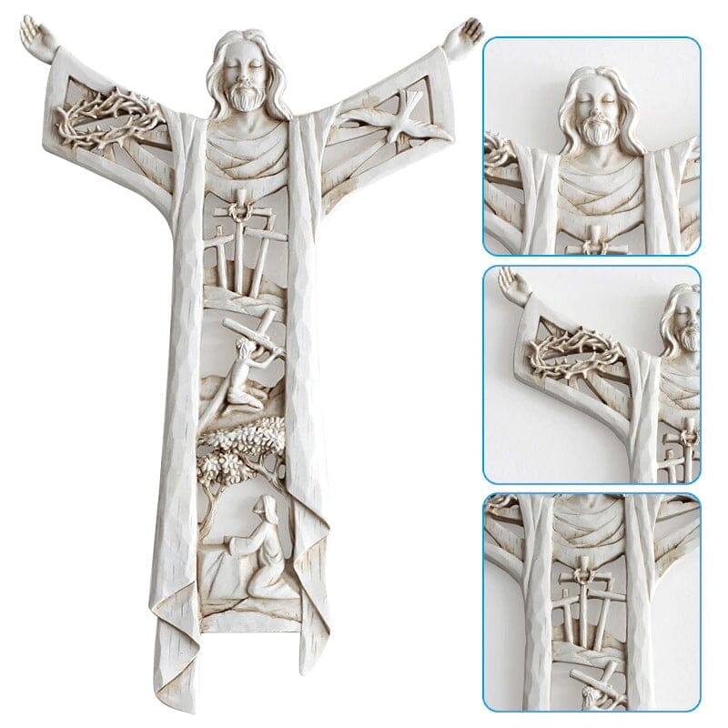 Auferstandener Christus, Wandkreuz, Jesusfiguren