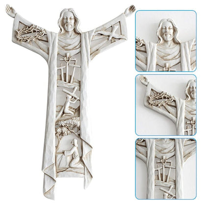 Auferstandener Christus, Wandkreuz, Jesusfiguren