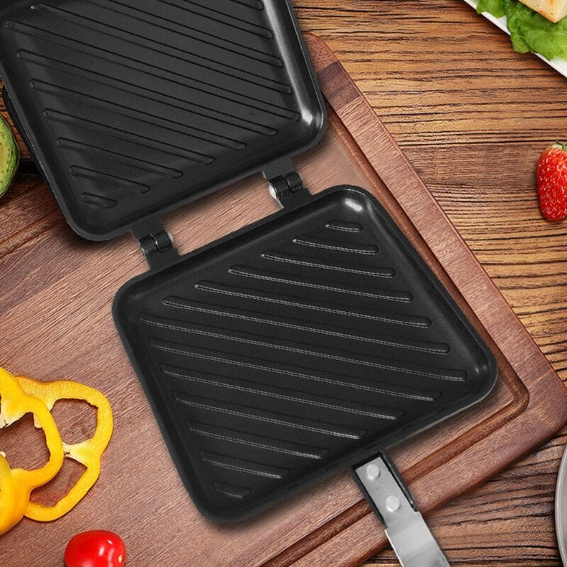 Brehn | Doppelseitiger Antihaft-Sandwich-Maker-Pfanne