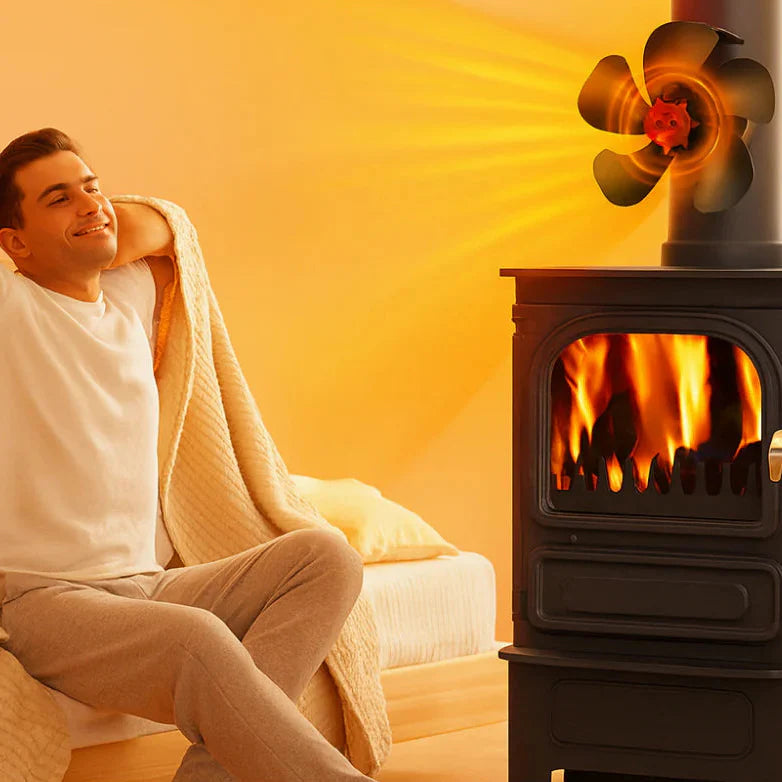 Holzofenventilator, stille Wärmeverteilung für effiziente Wärme | Brehn