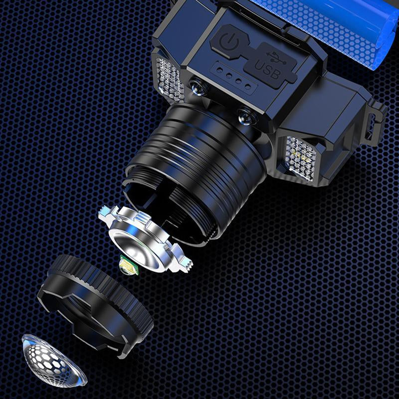 Brehn | USB aufladbare wasserdichte LED Stirnlampe