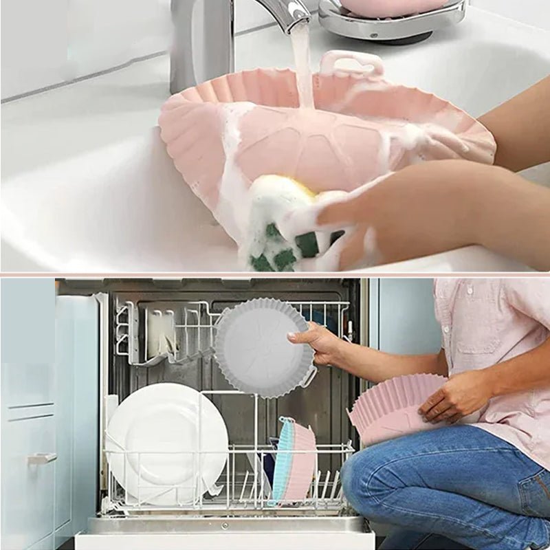 Tablette - Silikon Wiederverwendbar - Perfekt für Airfryer - Praktisch und Ökologisch | Brehn