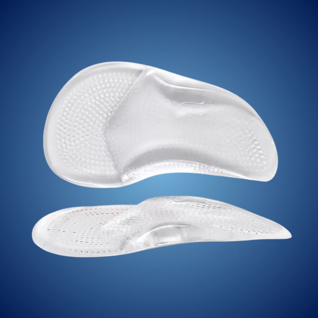 ComfortStep Gel Fußgewölbestütze Einlagen | Schmerzen in den Füßen lindern - Ermüdung reduzieren - Haltung verbessern - Stoßdämpfende Einlagen Brehn