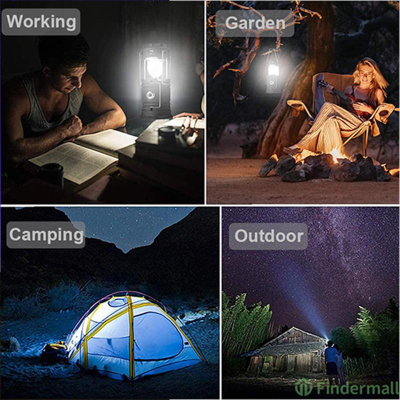 Outdoor LED Camping Licht mit Ventilator | Brehn