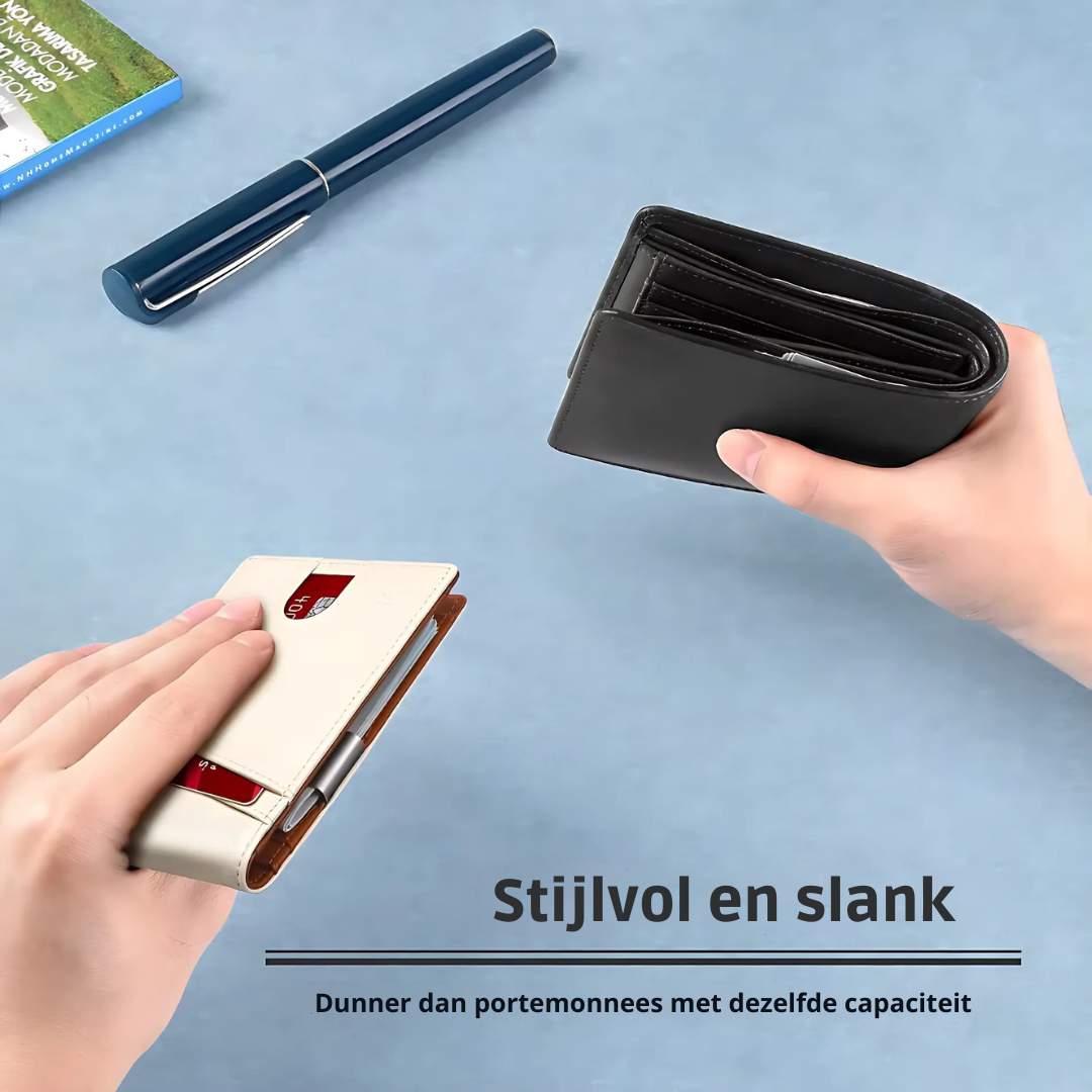 SafeSlim RFID-Geldbörse aus Leder für Herren – Kompakt, dünn und sicher