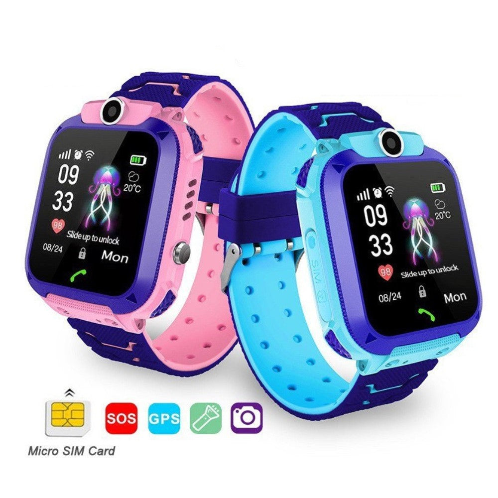 Brehn | Kinder-Smartwatch mit GPS, Kamera, Telefonanrufen und SOS-Taste