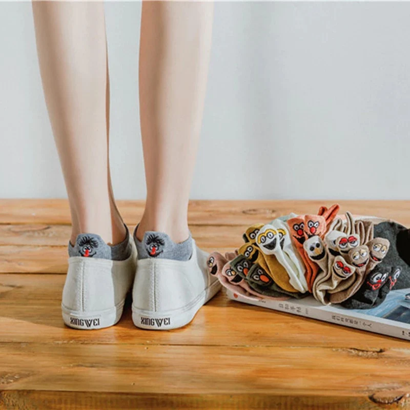 Bestickte Socken mit Sesamstraßenmotiv (10 Paar)