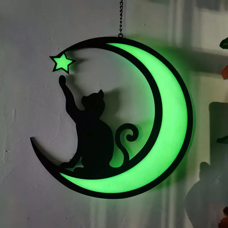 Brehn | Mondkatze Dekorationsanhänger aus Acryl