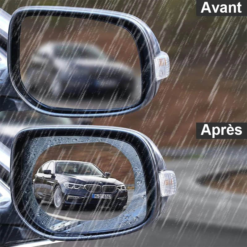Anti-Beschlag Anti-Regen Folie für Auto Spiegel | Brehn