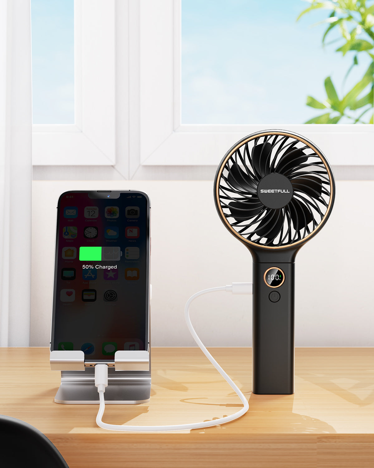 Handventilator, Tragbarer Ventilator 5000mAh | Brehn