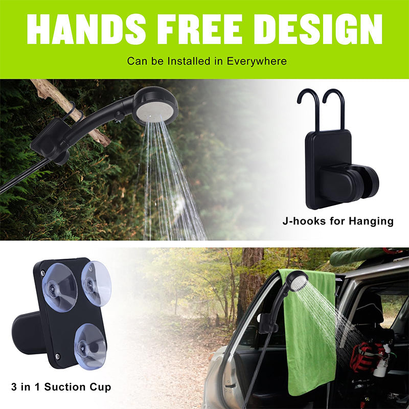 Brehn | Tragbare wiederaufladbare Outdoor Camping Duschpumpe