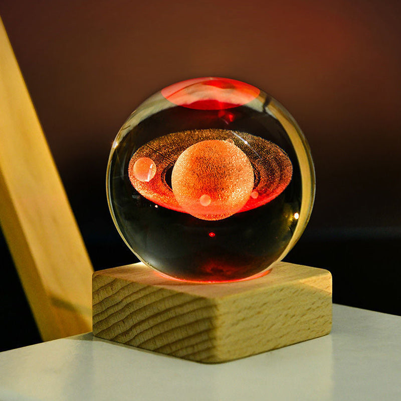 3D Galaxy Kristallkugel Nachtlicht Dekorlampe | Brehn