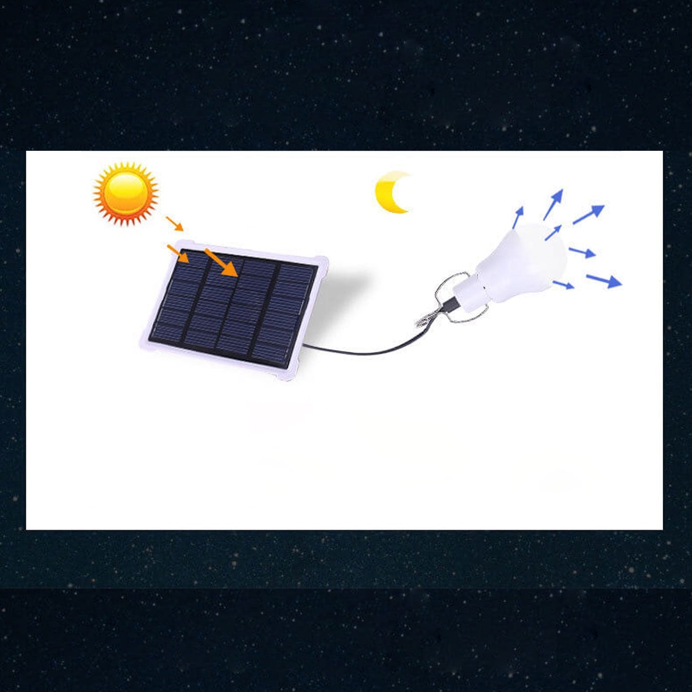 Handy Zelt Notfall Solar USB Lade LED Outdoor Licht | Brehn