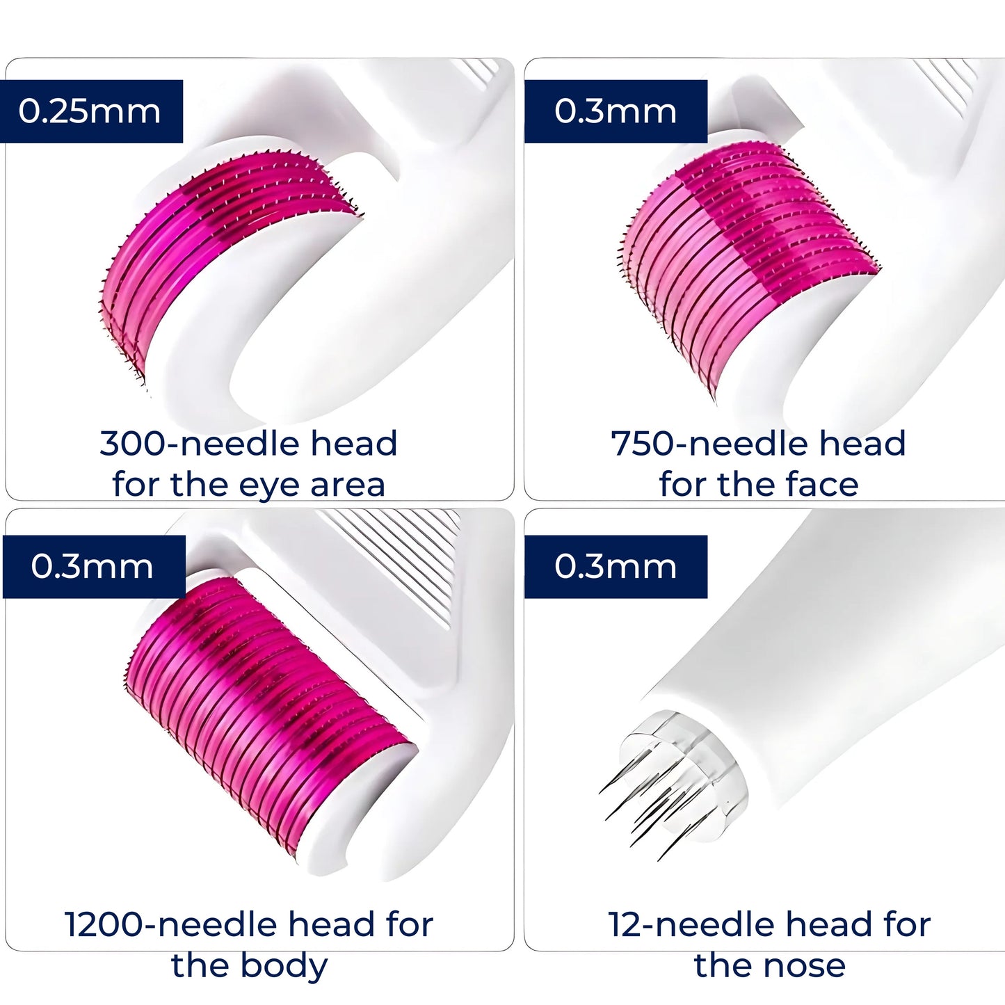 DermaGlow Mikronadel Derma Roller Set – Anti-Aging – Titan Nadeln – Hauspflege für Frauen Brehn