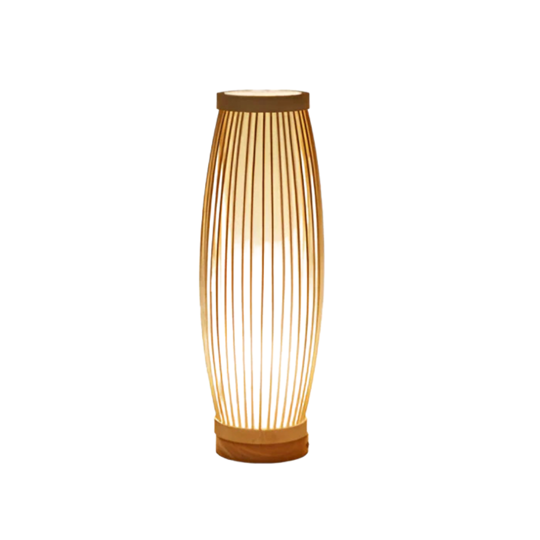 Brehn | Japanische LED-Tischlampe aus Bambus