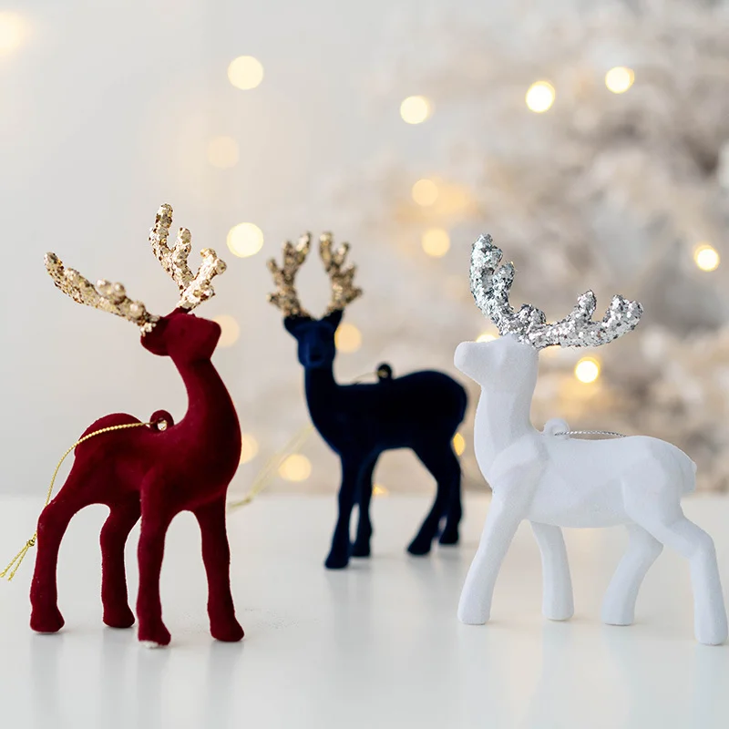 Brehn | Funkelndes Hirschornament – Luxuriöse Weihnachtsdekoration für eine festliche Atmosphäre