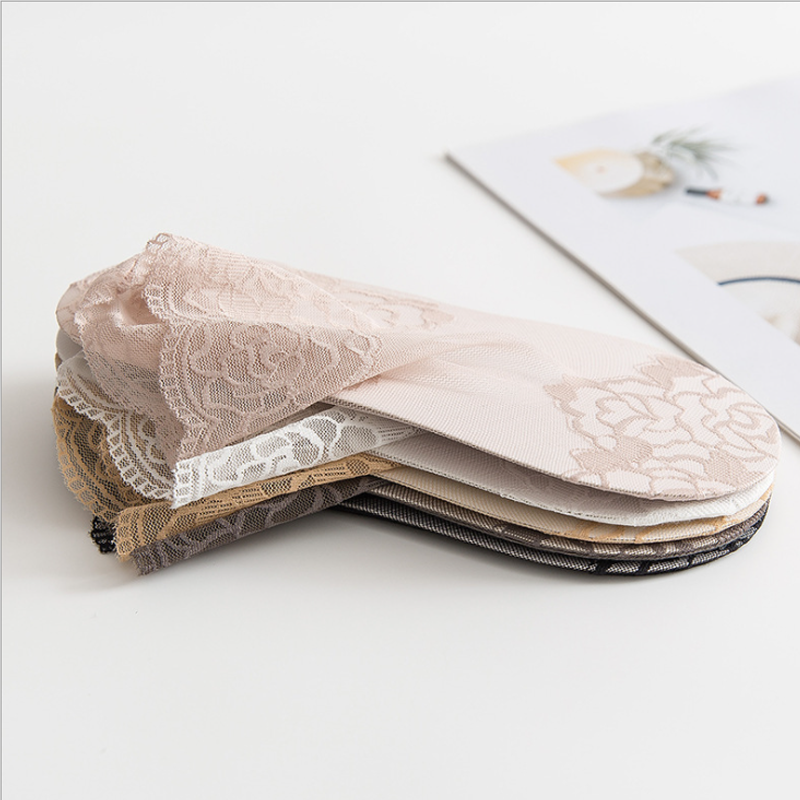 Brehn | Rutschfeste Spitzensocken für Damen